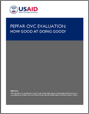 USAID/PEPFAR: OVC Evaluation: How Good at Doing Good? cover art